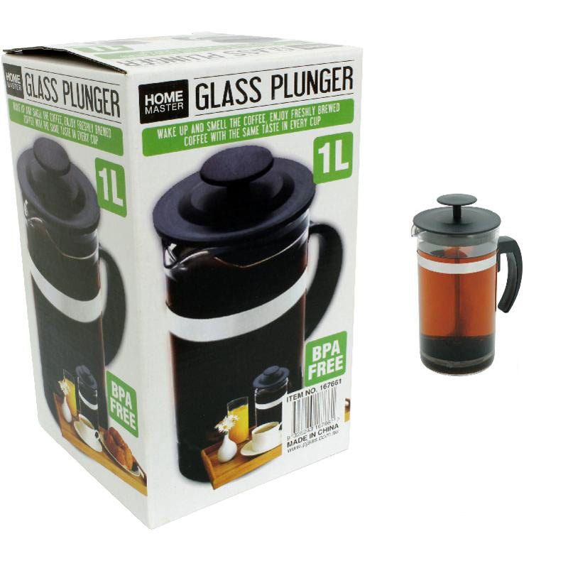 French Press Tea & Coffee Plunger - 1L