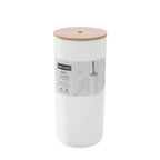 Boxsweden Bano Toilet Brush Holder with Bamboo Top - 10.5x10.5x35cm