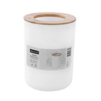Boxsweden Bano Bathroom Bin with Bamboo Top - 19.5x19.5x26cm