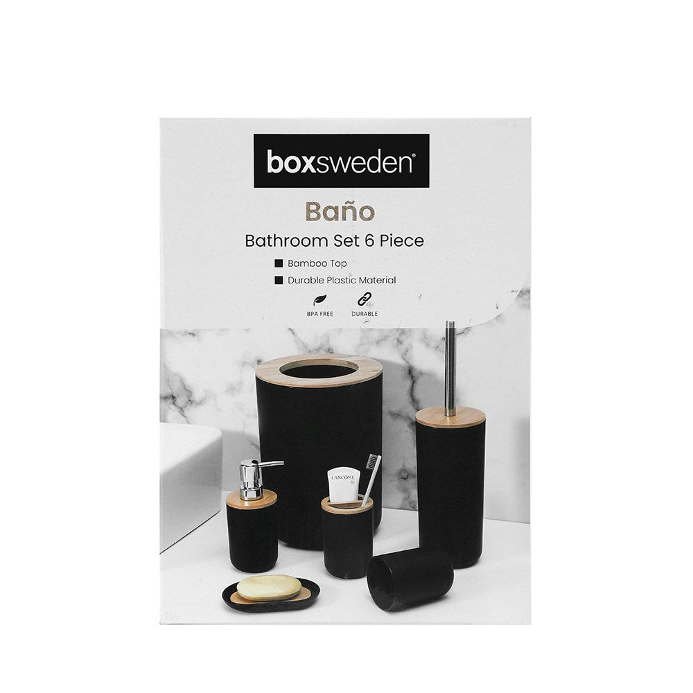 Boxsweden 6 Piece Bano Bathroom Set