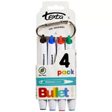 Texta Whiteboard Markers with Carabiner