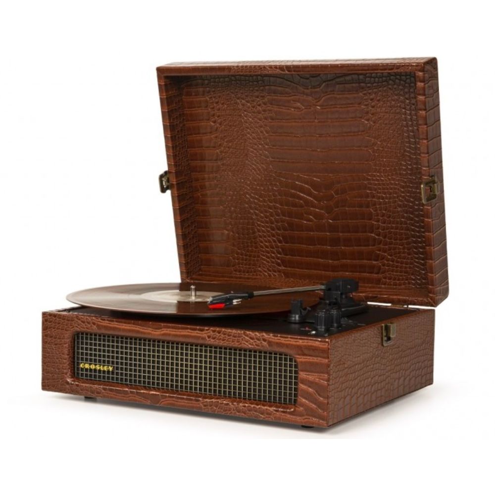 Crosley Voyager Bluetooth Portable Turntable + Free Record Storage Crate