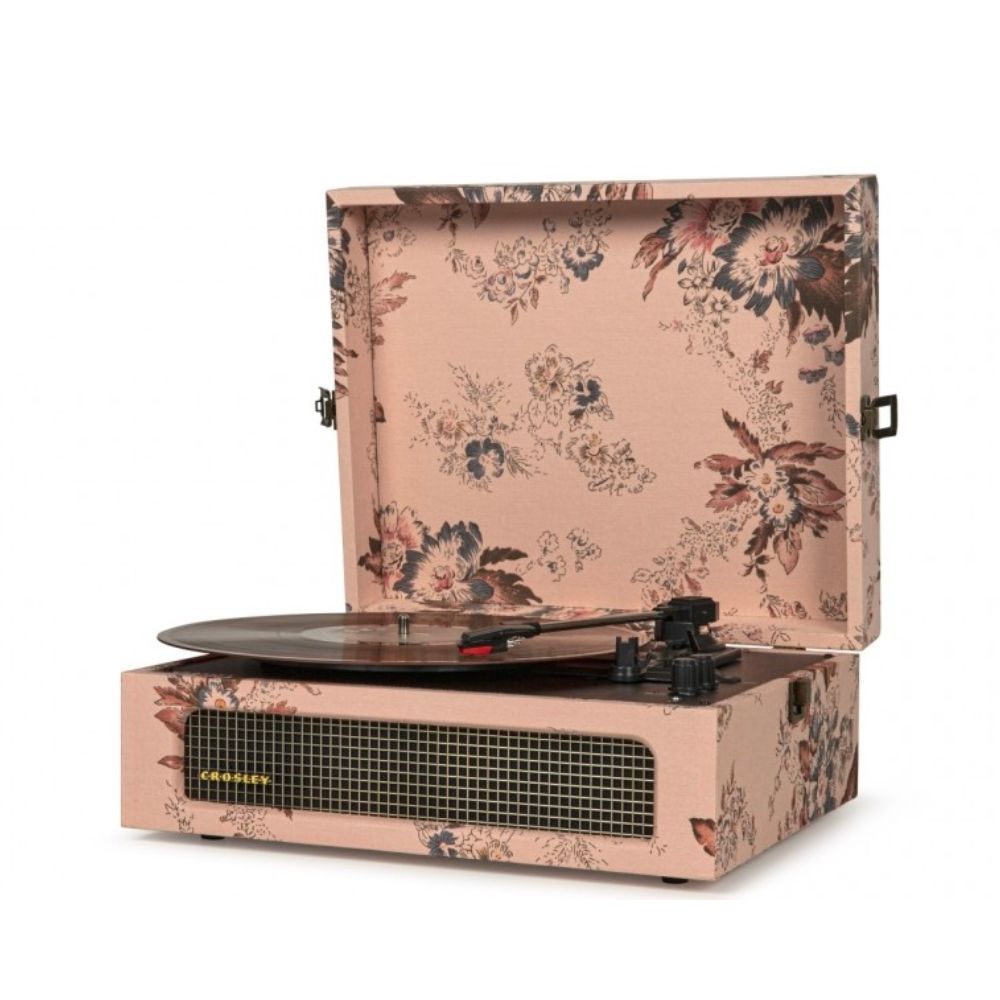 Crosley Voyager Bluetooth Portable Turntable + Free Record Storage Crate