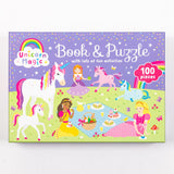 Unicorn Magic Book And Puzzle