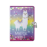 Llamicorn Magical Vibes Confetti Journal