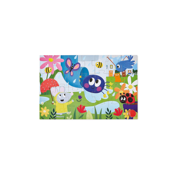 Musical Floor Puzzle: Incy Wincy Spider