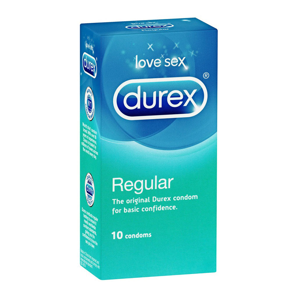 2 Pack x Durex Condoms Regular - 10 Pack