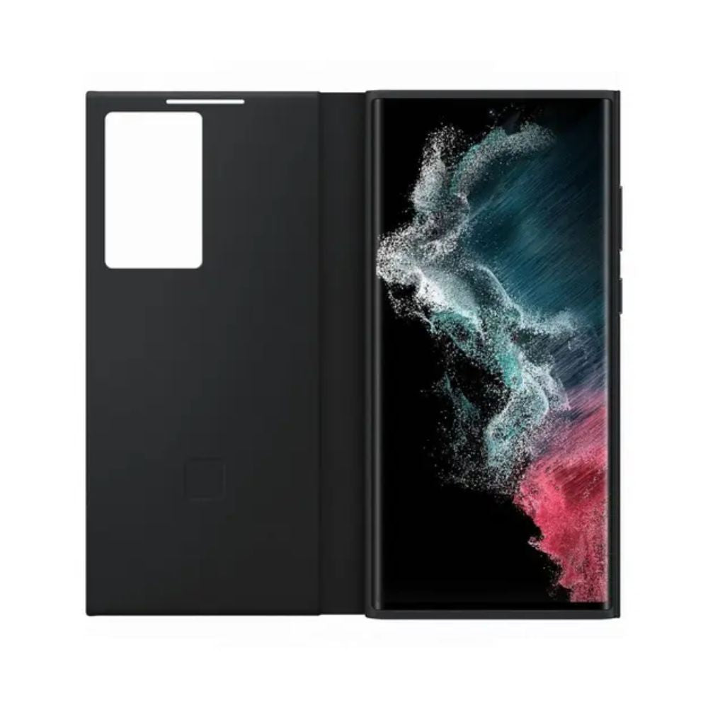 Samsung Galaxy S22 Ultra Smart Clear View Cover - Black