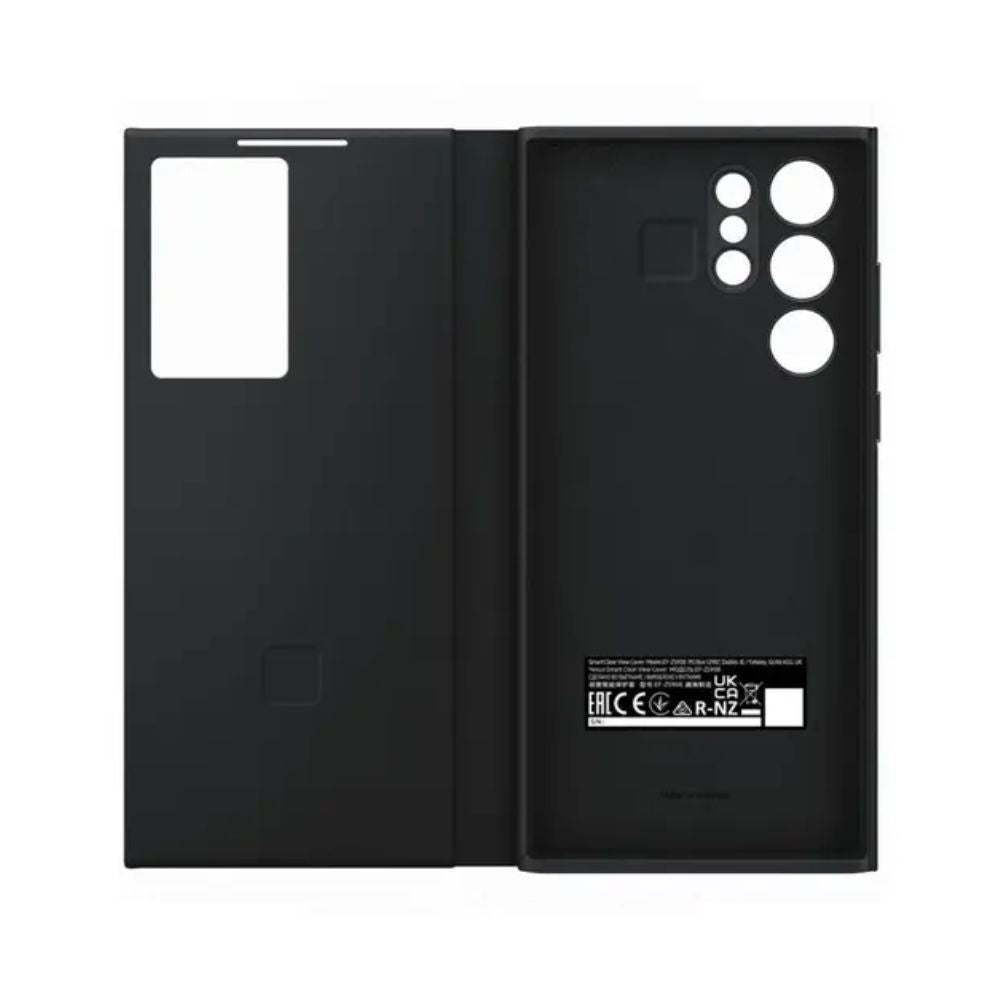 Samsung Galaxy S22 Ultra Smart Clear View Cover - Black