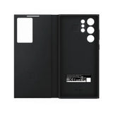 Samsung Galaxy S22 Ultra Smart Clear View Cover - Black