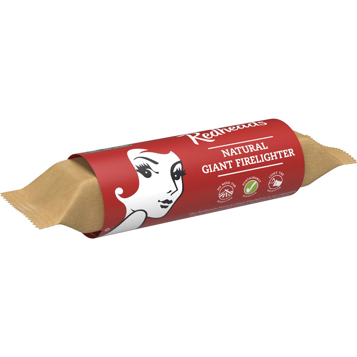 3 Pack x Redheads Natural Giant Firelighter