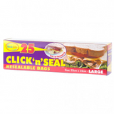 Kwik Life 25 Click N Seal Resealable Bags Large