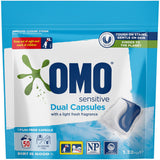 OMO Sensitive Laundry Dual Capsules Front & Top Loader - 50pk