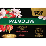 Palmolive Luminous Oils Rosehip & Almond Oil Cream Body Bar 3 Pack (90g)