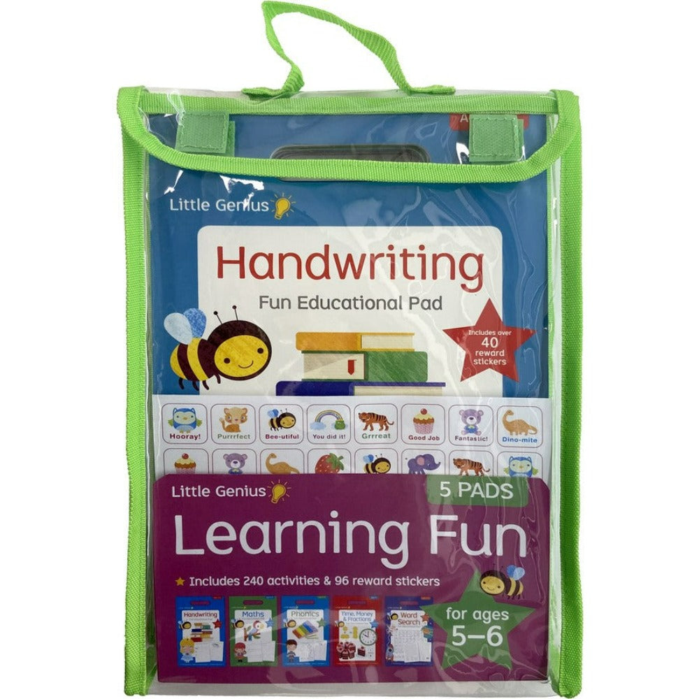 Little Genius Portrait Pad 5-Pack Ages 5-6