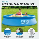 Intex 28108AU Easy Set Above Ground Swimming Pool 2.44m x 61cm