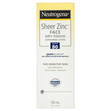 Neutrogena Sheer Zinc Face Dry-Touch SPF50 Sunscreen - 59mL