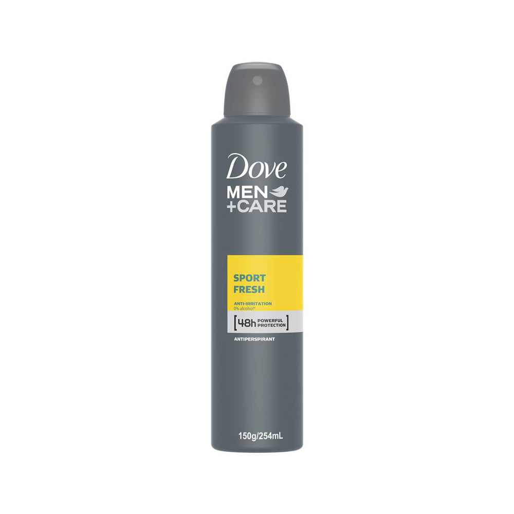 6 Pack x Dove Men Antiperspirant Aerosol Deodorant Sport Fresh - 254mL