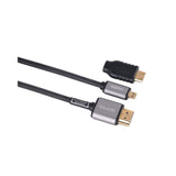 Soniq HDMI Slim Cable with Micro HDMI F To M Adapter - 2m