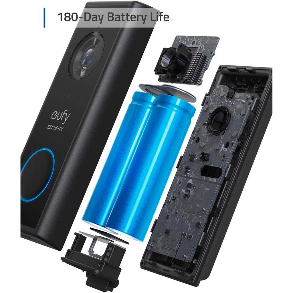 Eufy HD 2K Resolution Security Video Doorbell T8210CW1