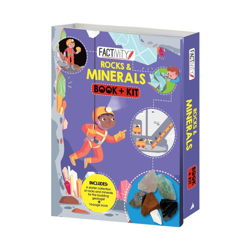 Factivity Rocks & Minerals Book & Kit