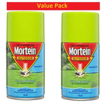 Mortein Outdoor Fly & Mosquito Automatic Spray Refill Odourless 154g - Value Twin Pack