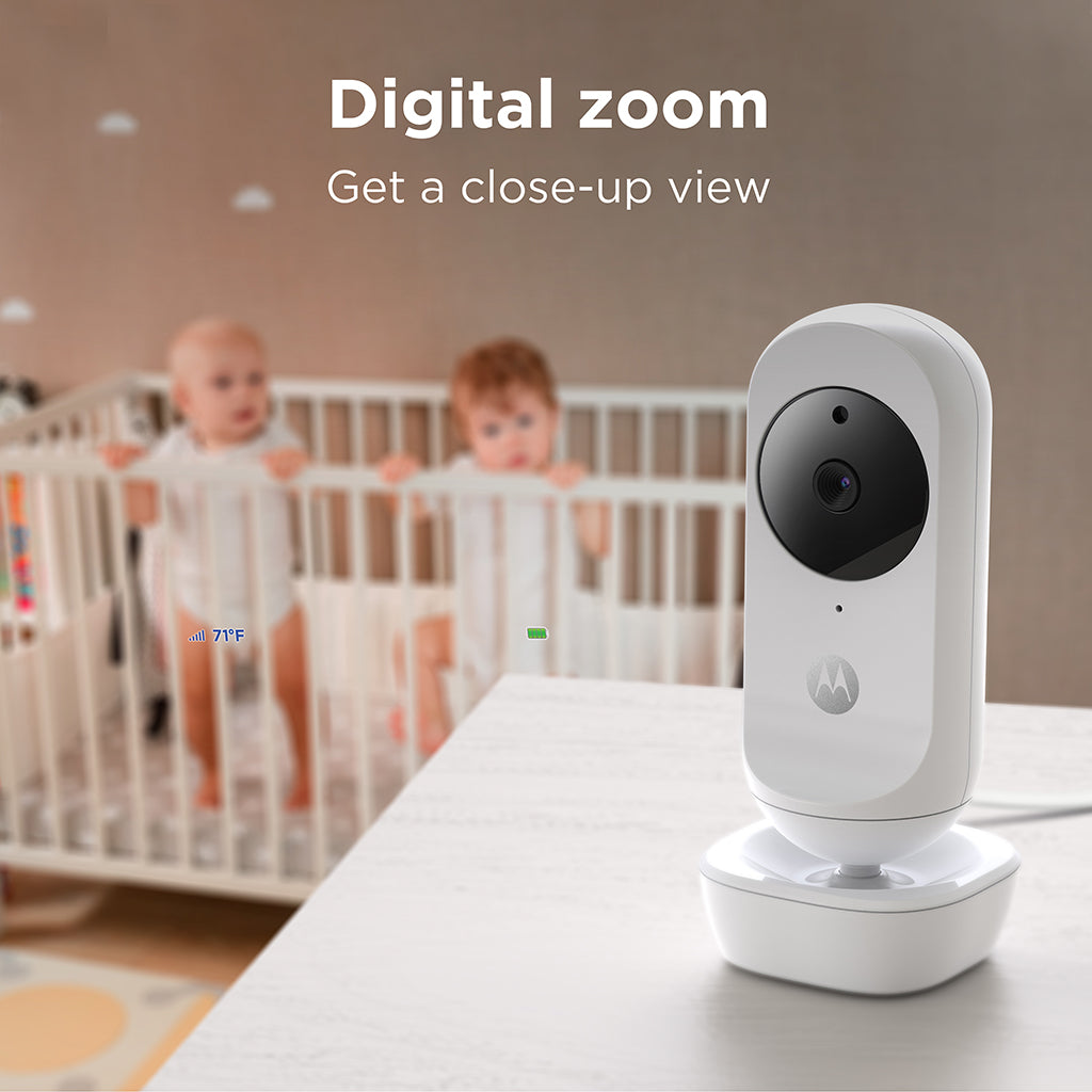 Motorola Ease44CONNECT Wi-Fi Video Baby Monitor with 4.3" HD Color Screen