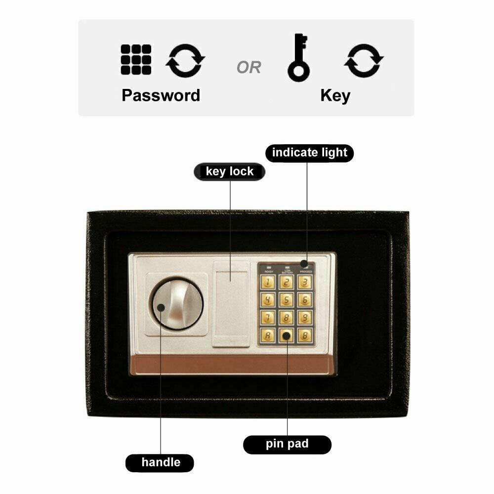 8.5L Electronic Safe