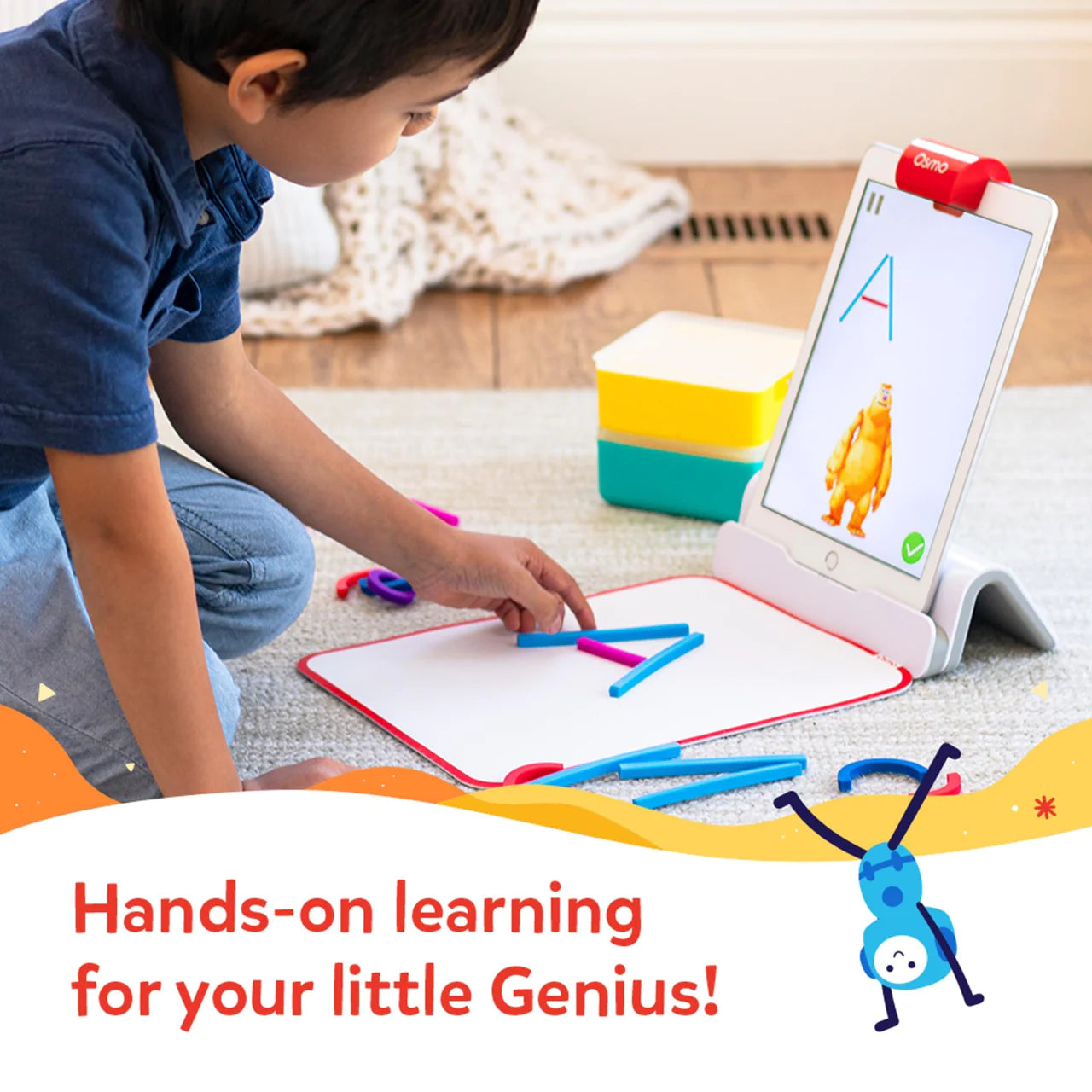 Osmo Little Genius Starter Kit for iPad with Osmo Base (Ages 3-5)