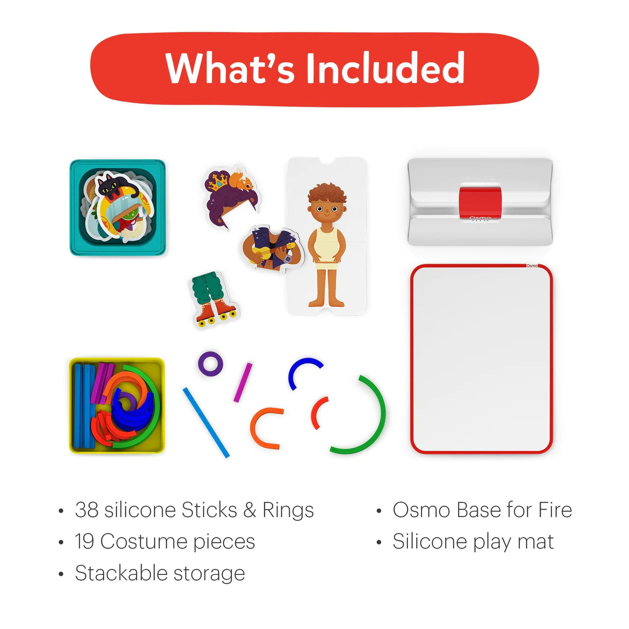 Osmo Little Genius Starter Kit for iPad with Osmo Base (Ages 3-5)
