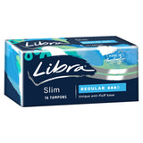 Libra Slim Tapered Design Regular Tampons 16 Pack