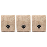 3 x Paws & Claws Microfiber Pet Drying Towel