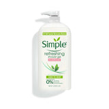 Simple Refreshing Shower Gel For Sensitive Skin With Cucumber Extract 1L