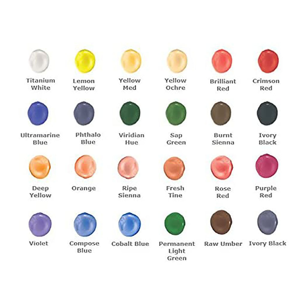 Derwent Academy Oil Paints 12ml - 24 Pack