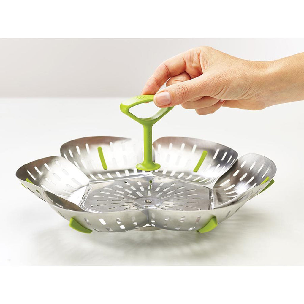 Joseph Joseph Bloom Steel Folding Steamer Basket