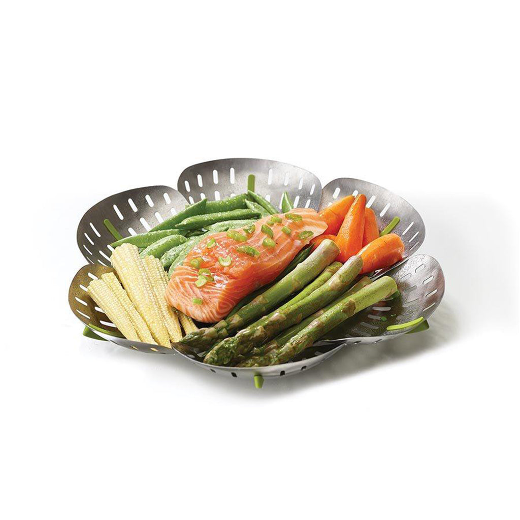 Joseph Joseph Bloom Steel Folding Steamer Basket