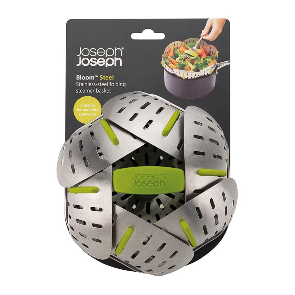 Joseph Joseph Bloom Steel Folding Steamer Basket