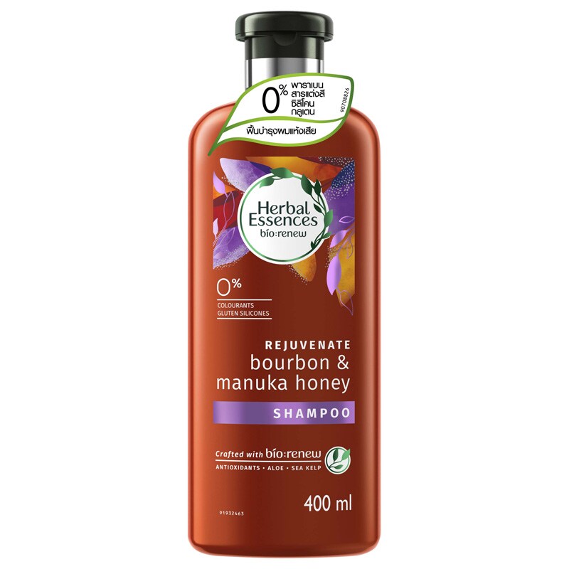 Herbal Essences Rejuvenate Bourbon & Manuka Honey Shampoo 400ml