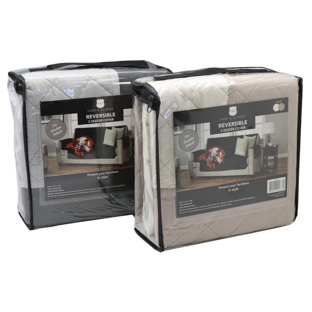 Reversible 3 Seater Lounge Chair Cover
