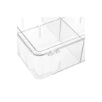 Boxsweden Crystal Hinged 4 Compartment Container