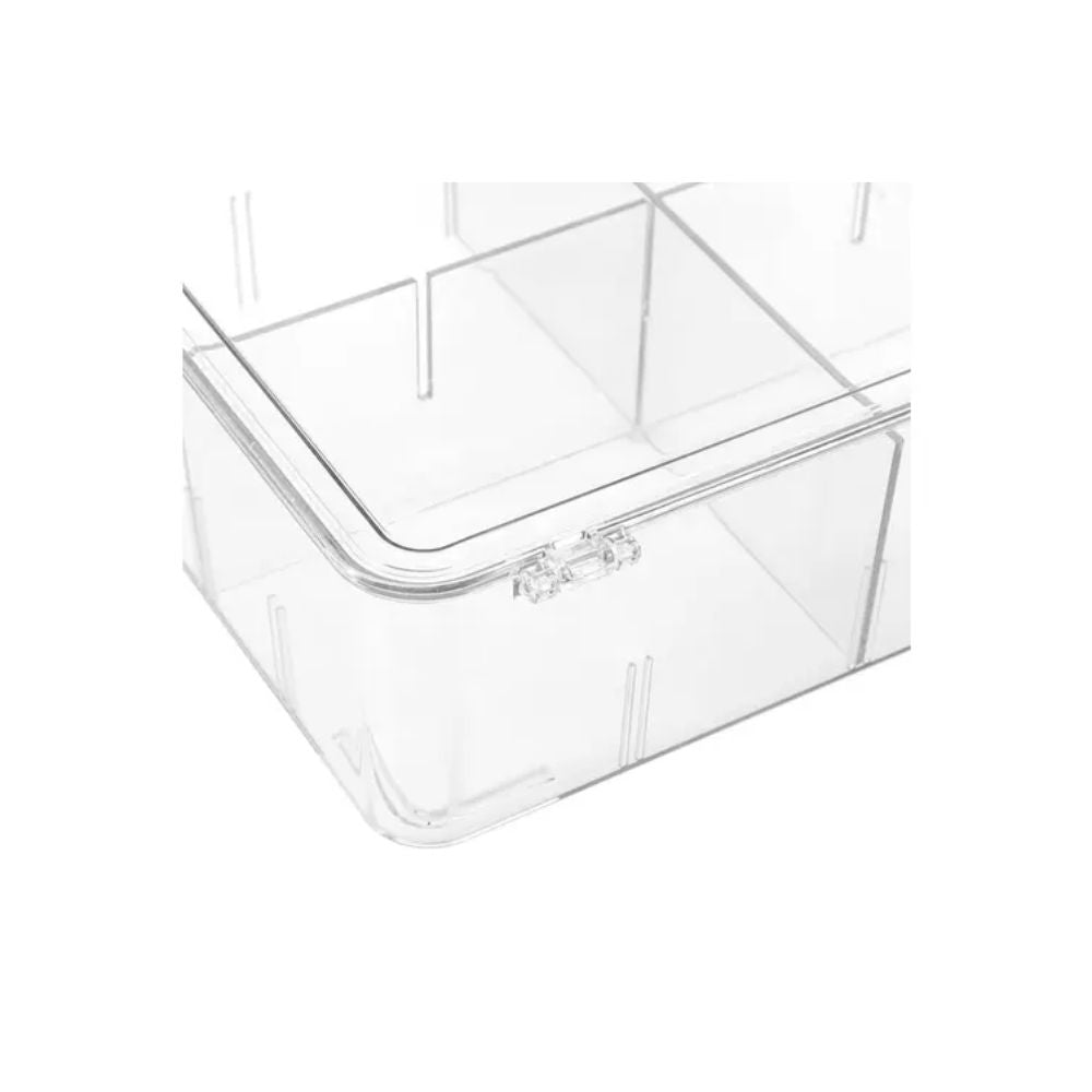 Boxsweden Crystal Hinged 4 Compartment Container