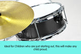 Children's 4pc Drum Kit - Black