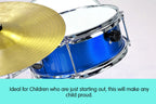 Children's 4pc Drum Kit - Blue