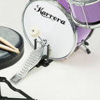 Karrera Childrens 4pc Drum Kit - Purple