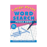 Set of 4 Large Print Word Search Puzzle Book