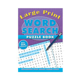 Set of 4 Large Print Word Search Puzzle Book