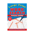 Set of 4 Large Print Word Search Puzzle Book