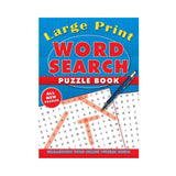 Set of 4 Large Print Word Search Puzzle Book