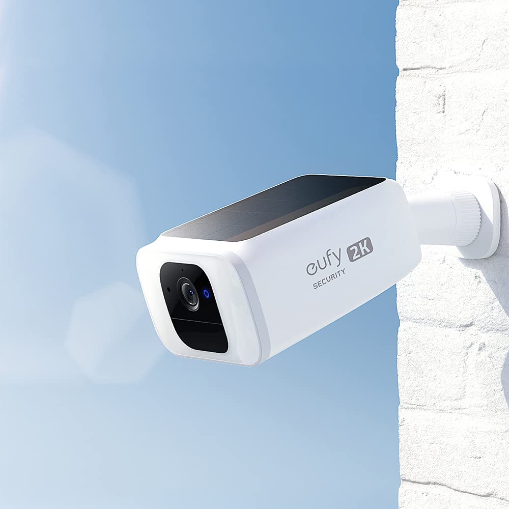Eufy Solo S40 2K Spotlight Solar Wireless Camera with Built-In Solar Panerl