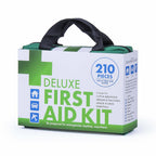 12 Pack x Deluxe First Aid Kit (210 Pieces)